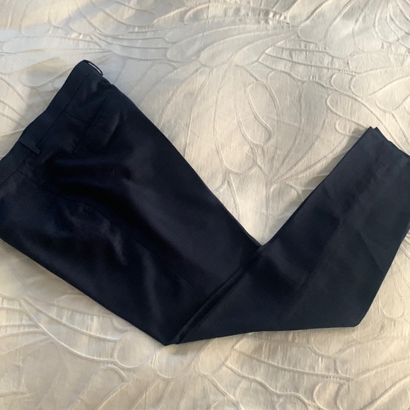 H&M Navy Skinny Fit Dress Pant - Picture 1 of 6